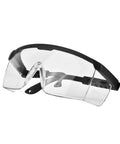 Anti Fog Safety Glasses With Clear Wraparound Lenses For Lab Work And DIY Projects, clear lenses and adjustable temples.