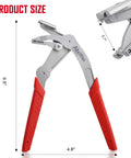Car Clip Pliers For Auto Fasteners With Built In Spring And Easy Lever For Quick No Fuss Damage Free Removal Of Panel Clips