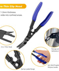 2-in-1 nylon pliers from 19 Piece Trim Removal Tool Set With Clip Pliers And Upholstery Remover Nylon Auto Panel Removal Kit