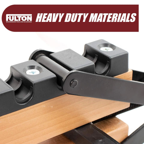 Close-up of 2 Pack Four Way Pressure Clamps for clamping panels, ideal for woodworking projects by Peachtree Woodworking Supply