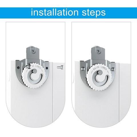 Installation steps for 8 Piece Closet Door Roller Kit For Sliding Wardrobes With Top Rollers And Adjustable Screws Durable Hardware