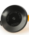 Close-up of adjustable vacuum suction cups for seam joining and leveling with 118mm cup pro grade stainless steel pull rod and knob.