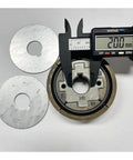 ID 20MM OD 78.5MM Thickness 24mm Clutch EH12 Fit for Parts Clutch EH12-2D EH12-2B displayed with calipers and metal discs