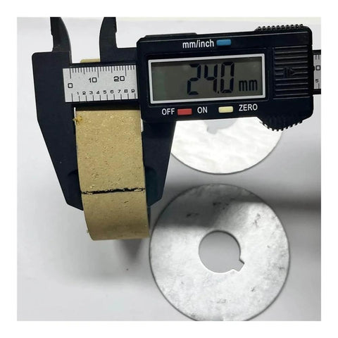 ID 20MM OD 78.5MM Thickness 24mm Clutch EH12 Fit for Parts Clutch EH12-2D EH12-2B shown with caliper measurement