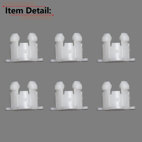 Six Piece Clutch Pedal Shaft Bushing Set Compatible With Ford F150 F250 F350 Ranger And Bronco Years 1985 Through 2003 by RLB HILON