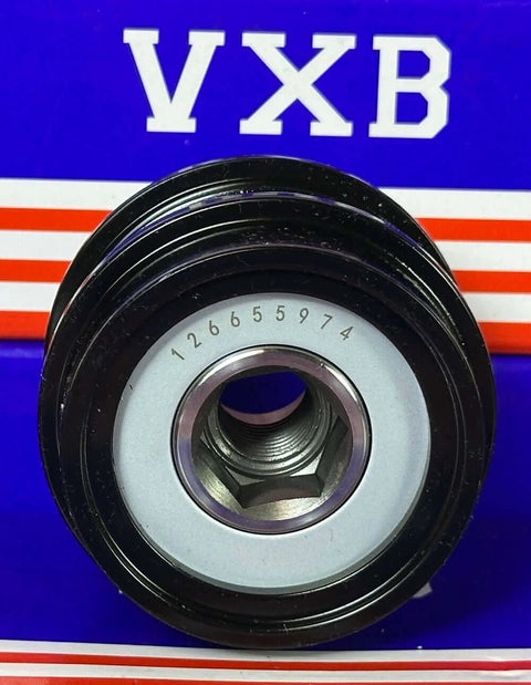 126655974 Clutch Pulley Bearings FOR CADILLAC front view with part number visible, showing durable construction and design.