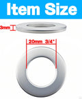 Clutch Spacer Shim Washer Kit For Three Quarters Inch Shaft Compatible With Thirty Series Torque Converter image showing size dimensions