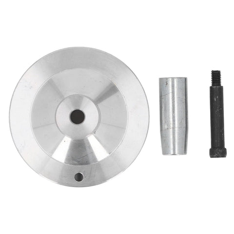 Mini Lathe Hand Wheel CNC Aluminum Alloy Hand Wheel With Handle For Internal Chamfered Hole Ergonomic Design shown with components