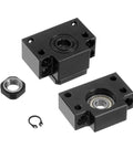 Ball Screw BK12/BF12 End Supports with Metal Ball Screw Nut for CNC Machine 1 Set, showing two supports and accessories.