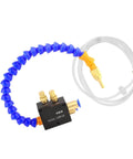 Pro Grade Universal Coolant Lubricant Sprayer System for CNC Lathe and Milling Machines Kit with adjustable nozzle and fittings
