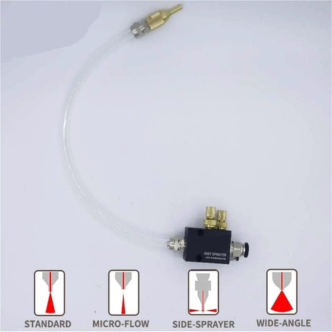 CNC Coolant Mist Cooling System For Lathe Milling Drill Tool Lubrication Spray Unit Engraving Machine For 8mm Pipe Metal Wide Angle 620mm Pro Grade High Flow Cooling And Lubrication
