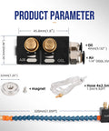 Coolant Mister For Milling Machines With Magnetic Base And 1.5m Hose CNC Lubrication Spray Pump Mini Mill Mist System display