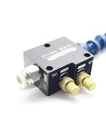 Adjustable nozzle of Versatile CNC Cooling Sprayer For Milling Lathe And Drilling Tools With Lubrication Spray Unit and green hoses