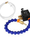 Cooling And Lubrication Spray System For CNC Lathe And Milling Machines With Tool Engraving Kit showing flexible hose and connectors