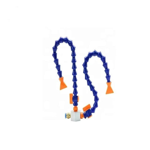 Cooling Oil Mist Coolant System For CNC Machines, blue and orange automatic lubrication spray device for machining centers