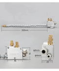 CNC Cooling Sprayer Mist for Lathe Milling and Drill Engraving Machines Lubrication And Coolant Spray with 8mm pipe dimensions shown