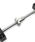✝️ Standard End Supports 1PCS BK10, 1PCS BF10 for CNC Machine Parts SFU1204 Ball Screw, carbon steel, blackened finish, top view.