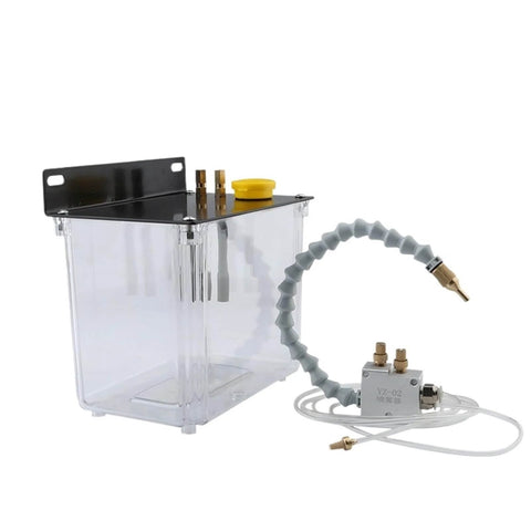CNC Engraving Sprayer for Metal Cutting Cooling and Lubrication Oil Pump, Transparent 3 Liter Oil Can, Spray System Set 2