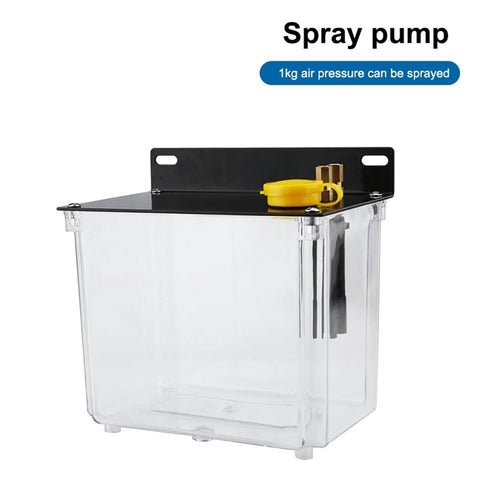 CNC Engraving Sprayer for Metal Cutting Cooling and Lubrication Oil Pump with Transparent 3 Liter Oil Can