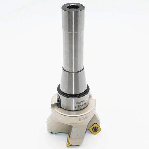 2.5 Inch Face Milling Cutter Kit With KM12 Holder And 63mm CNC End Mill R8 FMB22 Shank Shell Mill Arbor Four SEHT1204 Carbide Inserts