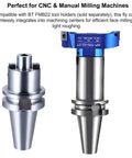 Pro Grade 90 Degree Dual Insert CNC Fly Cutter For BT FMB22 Tool Holder for metal face milling and aluminum surface finishing