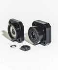 SFU1605 Ball Screw CNC Kit components showing black nut end supports FK FF12 on a white background.