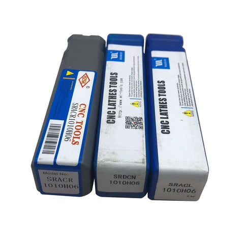 Pro Grade Heavy Duty Lathe Tool Holder Set For Turning And Profiling By ASZLBYM, Three Eighths Inch Shank packaging view