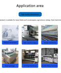 HGW25CA Linear Bearing Slider Block Kit application in CNC, textile, and woodworking machinery for smooth motion and dust protection