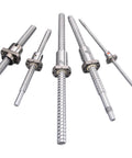 Group of SFU2005 ball screw nuts with 5mm lead, featuring steel construction and 4 ball circuits, ideal for CNC and 3D printing.