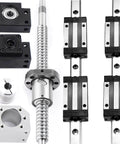3 Pack CNC Linear Motion Kit with 2pcs HGR20 500mm Linear Guide Rails and 4 HGH20CA Blocks plus RM1605 500mm Ball Screw Set