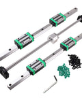 HGR20 Linear Motion Kit with 2pcs 800mm Rails and SFU1605 850mm Anti Backlash Ball Screw, BK12 BF12 End Supports, DSG16H Nut Housing.