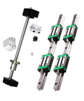 Two 700mm HGR20 Linear Guide Rails with RM1605 700mm Ballscrew Kit, BF12 BK12 End Supports, DSG16H Nut Housing, Coupling, Slide Blocks