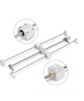 Threaded backlash vertical support screw linear shaft guide set 2mm pitch 2mm lead t8 lead screw dual optical axis with sc8uu slider