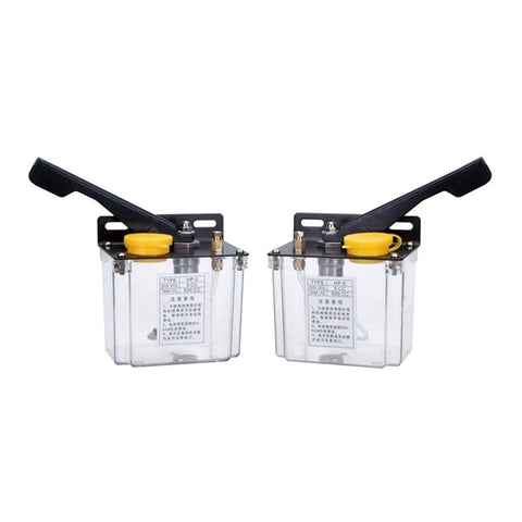 Two Lubrication Pump For CNC Machines With Solenoid Oil Pump 0.5L, 1L Or 2L Capacity, quiet operation, rugged body, hand pressure HP5 right hand