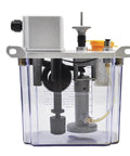 Front view of Automatic Intermittent Lubrication Pump For CNC Machines 220V Electric Lubricator for lathe and milling machine