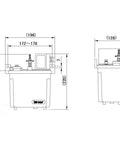 Diagram of Pro Grade Electric Intermittent Lubrication Pump For CNC Machine Tools Lathe And Milling Machines 220V 110V 3 Minute Timer