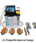 CNC Lubrication Pump Kit 1L Or 2L Automatic Oil Lubrication System For CNC Machines Lathe With AC110V Or AC220V Power 6mm Tube Fittings