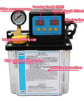 Pro Grade CNC Lubrication Pump System Kit with pressure gauge, timer, and integrated oil filling cap visible, for CNC machines.