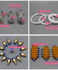 4mm and 6mm tubes, 13 nozzles, oil distributors for 2L CNC Lubrication Pump Kit With Electromagnetic Automatic Oil Pump System.