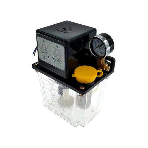 Lubrication Pump For CNC Machines with Solenoid Oil Pump 0.5L, 1L or 2L capacity, digital display, thick oil tank, rugged body