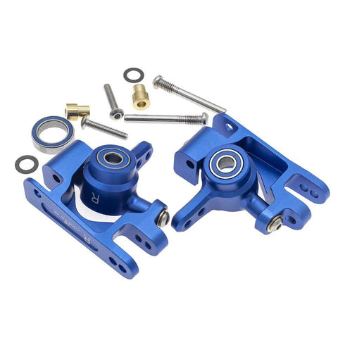 Alloy Caster Blocks And Steering Blocks For Traxxas One Tenth Slash 4x4 Stampede Rustler CNC Machined Anodized 6061 T6 Aluminum