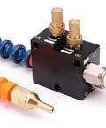 Mist Coolant Lubrication Spray System For CNC Machines And Metal Cutting With 360 Degree Adjustable Nozzle Durable POM Plastic Steel Construction