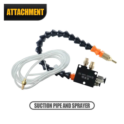CNC Cooling Sprayer for Lathe Milling and Drilling Machines Mist Coolant Lubrication Spray System with 1.5m hose and 8mm pipe