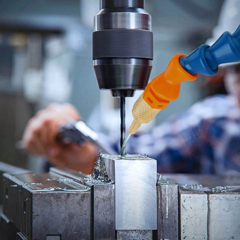 Mist Coolant Spray System For Metalworking CNC Lathes And Milling Machines, Pro Grade Cooling Sprayer With Universal Joint