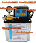 2L CNC Oil Lubrication Pump System with Electromagnetic Automatic Lubrication and various components labeled