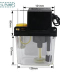 Auto Lubrication Pump For CNC Machines And Tooling Electromagnetic Oil Lubricator 1L Capacity AC220V 4Mm Fittings Compact