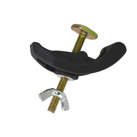 4 Pcs Arcuate Press Plate Clamp for CNC engraving machines and T slot router tables with screw and adjustable nut visible