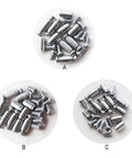 Backspacer Standoff Pins For EDC Folding Knives Pack Of 10 Pivot Pin Screws Folding Knife Rivets CNC Machined Stainless Steel 416