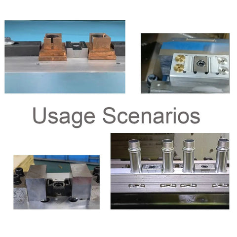 Usage scenarios of Heavy Duty 2 Pack CNC Stop Block Kit With Push And Pull Action Cam Clamps for precision workbench milling.