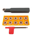 SRDPN1616H12 Tool Holder With 10 RPMT1204 MOE Indexable Milling Inserts And T15 Wrench For CNC Milling Pro Grade Precision Metalworking Kit